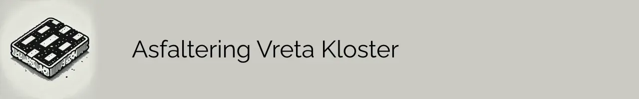 Asfaltering Vreta Kloster